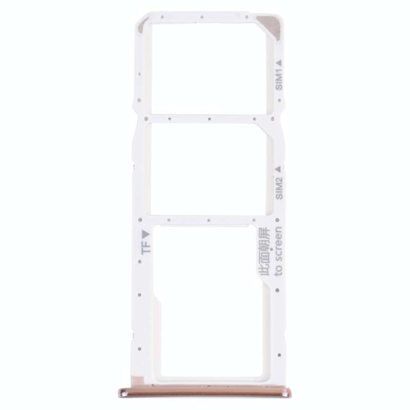 SIM Card Tray + SIM Card Tray + Micro SD Card Tray for Huawei Y7 Pro 2018 (Silver)