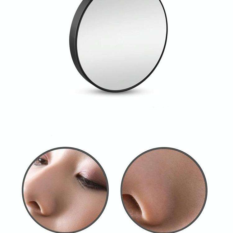 Magnification Small Round Mirror with Suction Cup Makeup Mirror 8.8cm Magnification Makeup Mirror...