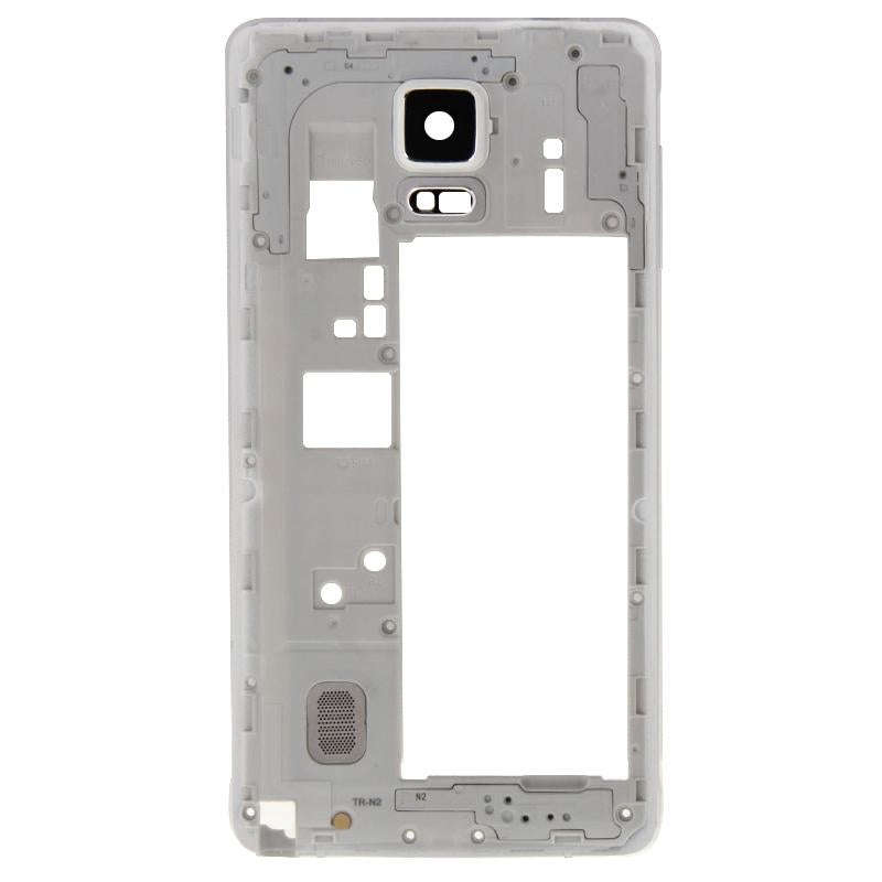 For Galaxy Note 4 / N910V Full Housing Cover (Front Housing LCD Frame Bezel Plate + Middle Frame ...