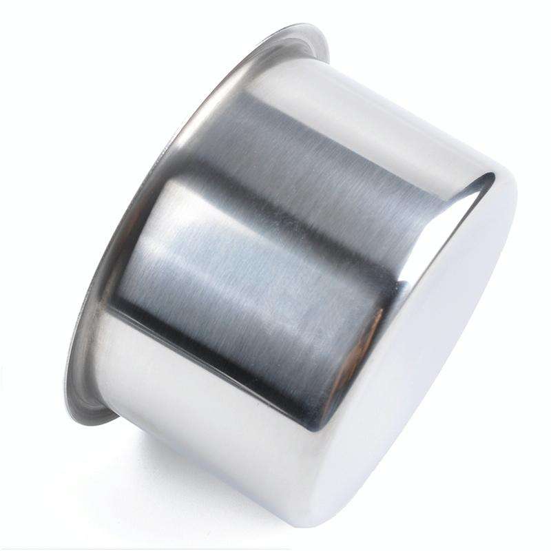 Stainless Steel Drop-in Cup Holder Table Drink Holder for RV Car Truck Camper, Size: 9 x 5.7cm
