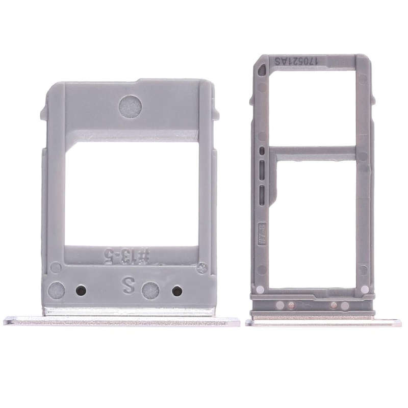 For Galaxy A520 / A720 2 SIM Card Tray + Micro SD Card Tray (Gold)