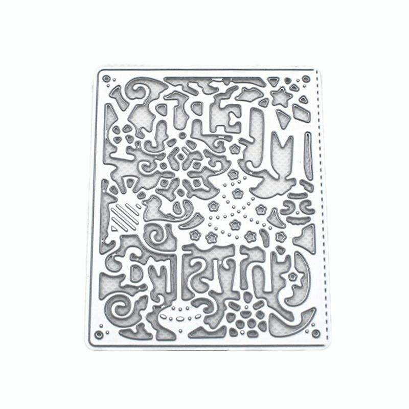 Christmas Alphabet Scrapbook Cutting Die