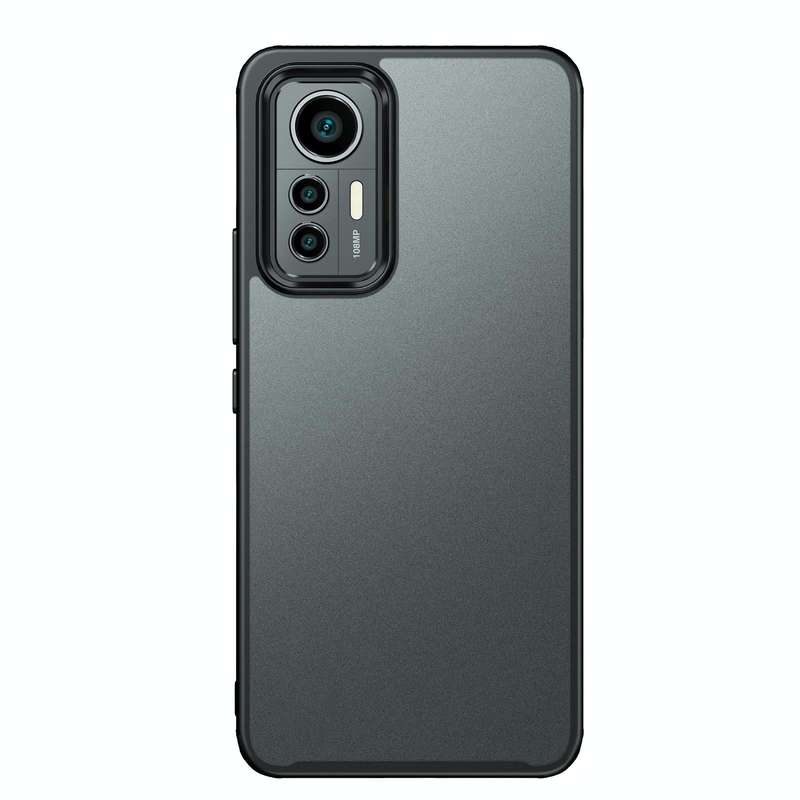 For Xiaomi 12 Lite Four-corner Shockproof TPU + PC Phone Case(Black)