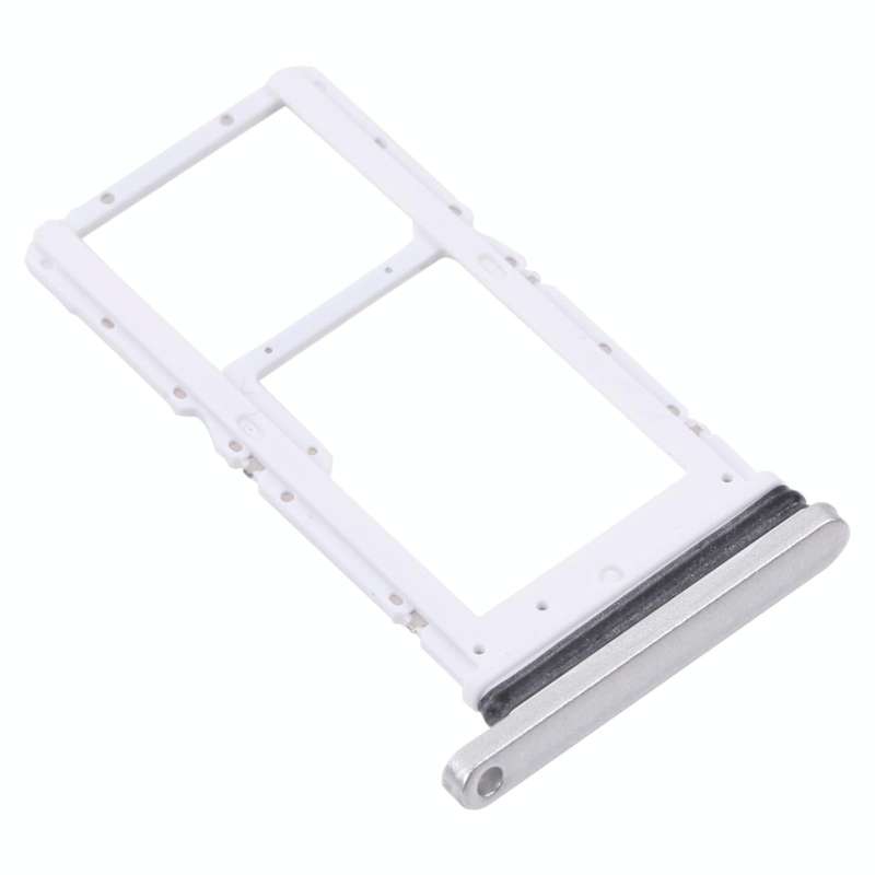 For Samsung Galaxy Tab A7 10.4 (2020) SM-T505 SIM Card Tray + Micro SD Card Tray (White)