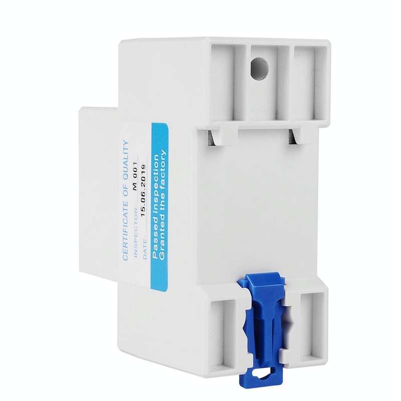 SINOTIMER DDS6619-526L-2 Can Reset Zero Backlight Display Single-phase Rail Electric Energy Meter