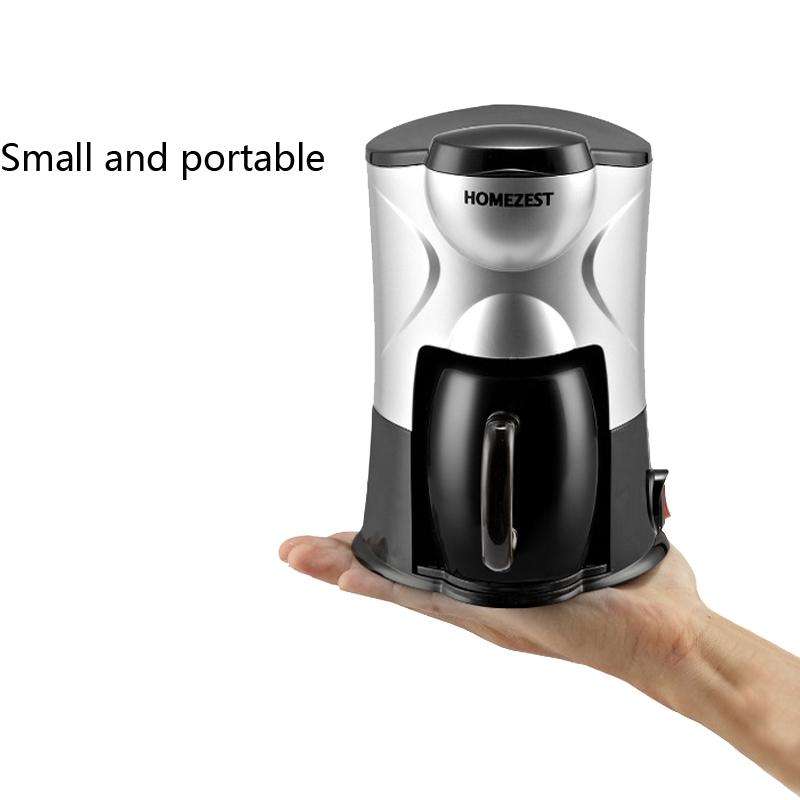 Homezest Household Small Coffee Machine Fully Automatic Portable Mini Single Cup Coffee Maker, St...