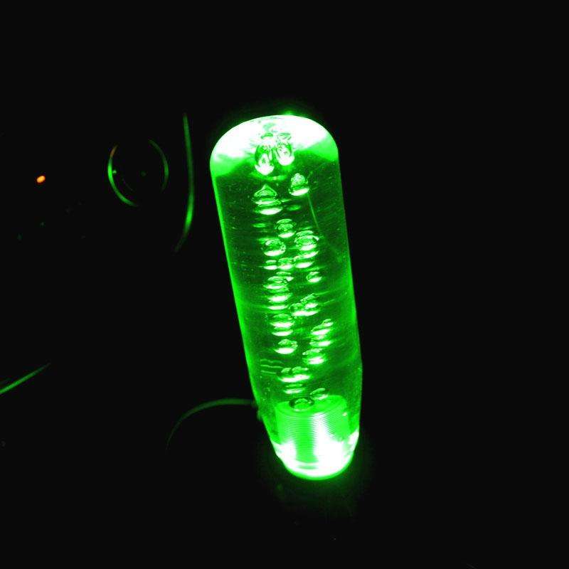 Crystal Colorful Light Car Breathing Racing Dash LED Magic Lamp Gear Head Shift Knob with Base, S...