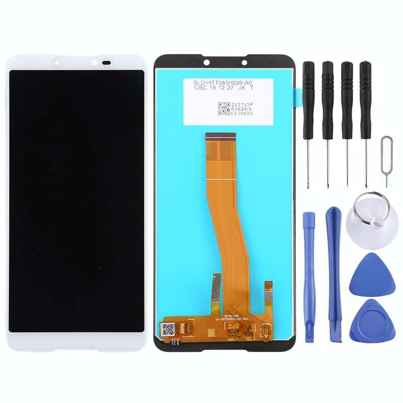 TFT LCD Screen for Wiko Y70 with Digitizer Full Assembly (White)