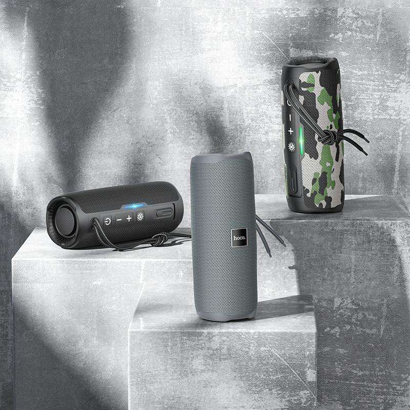 hoco HC16 Vocal Outdoor Bluetooth 5.3 Speaker Support TF Card / AUX / FM(Camouflage)