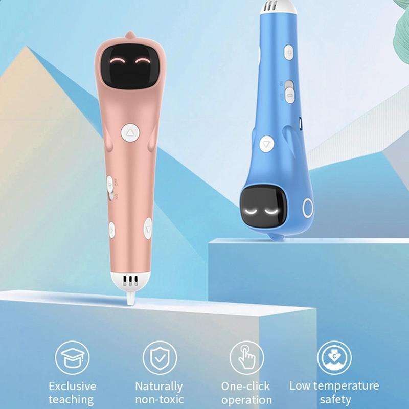 3D Printing Pen Low Temperature Painting Pen With 80m PCL(Blue)