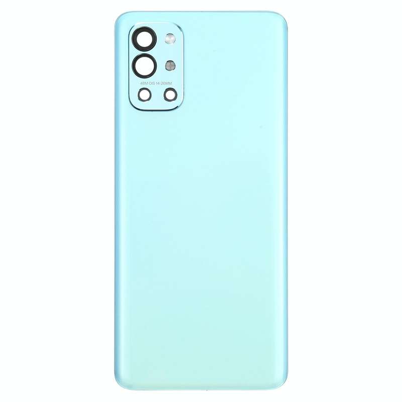 For OnePlus 9R Battery Back Cover With Camera Lens (Blue)