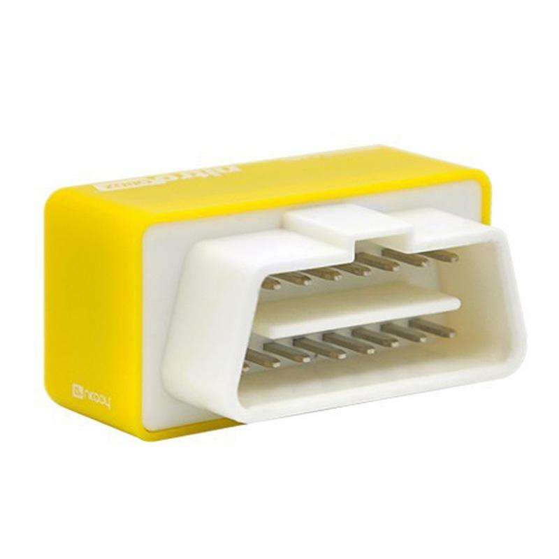 Super Mini EcoOBDII Plug and Drive Chip Tuning Box for Benzine, Lower Fuel and Lower Emission(Yel...