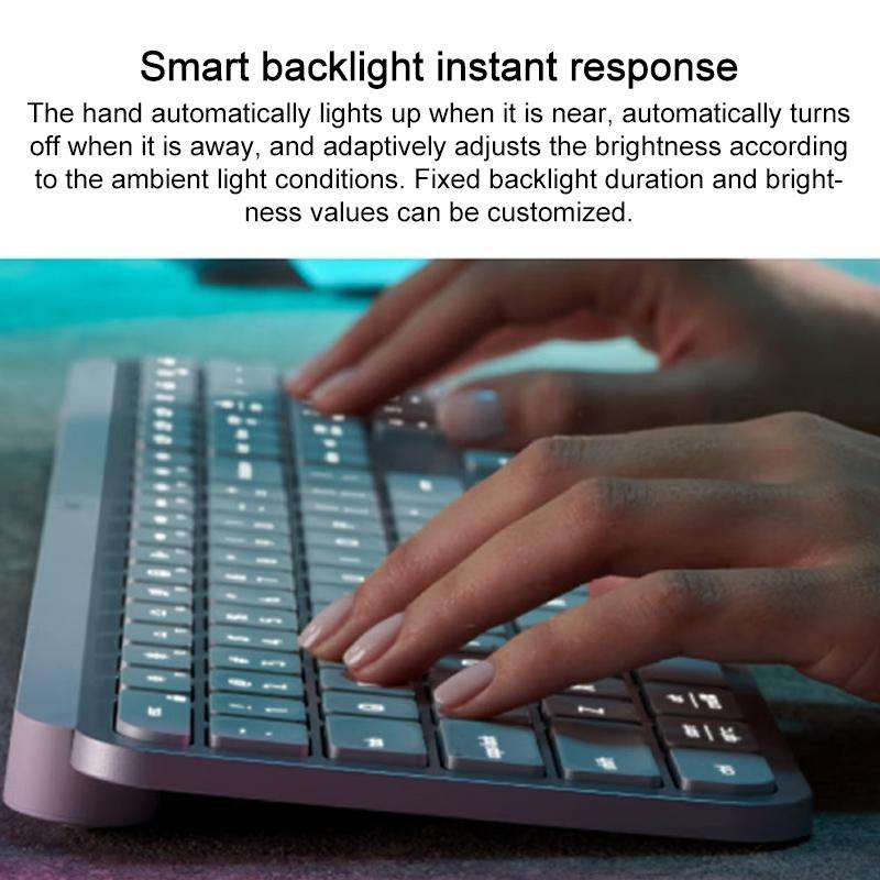 Logitech MX keys S Wireless Bluetooth Smart Backlit Keyboard (White)