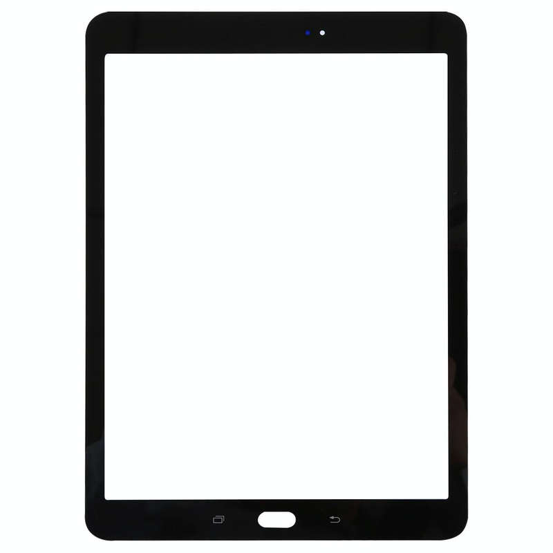 For Galaxy Tab S2 9.7 / T810 / T813 / T815 / T820 / T825 Front Screen Outer Glass Lens (Black)
