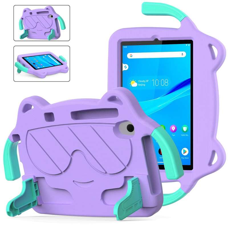 For Lenovo Tab M8 HD 8505F/X8705F 2rd Gen Ice Baby EVA Shockproof Hard PC Tablet Case(Light Purpl...