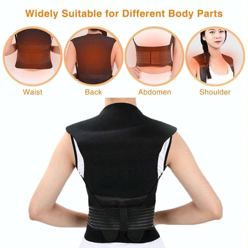 HailiCare Household Neck Back Waist Protector Waistcoat Warm Vest Protective Gear with Magnet The...