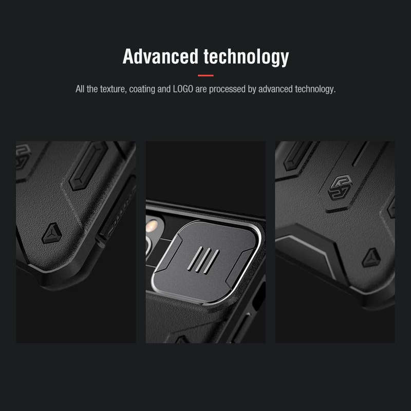 For iPhone 11 Pro Max NILLKIN Shockproof CamShield Armor Protective Case with Invisible Ring Hold...