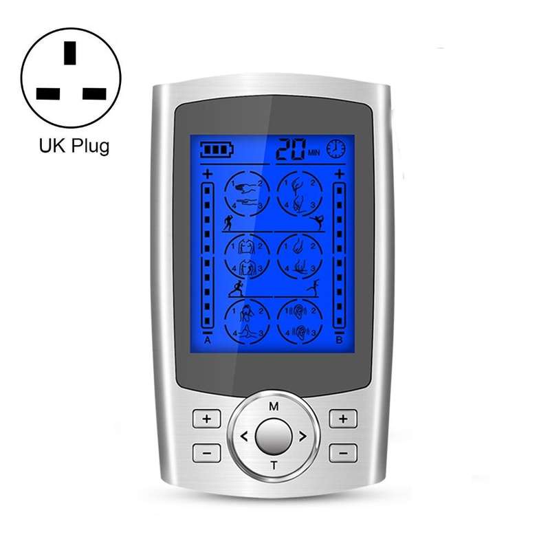 24-Mode Digital Electronic Pulse Massager Intelligent Whole Body Physical Therapy Meridian Massag...