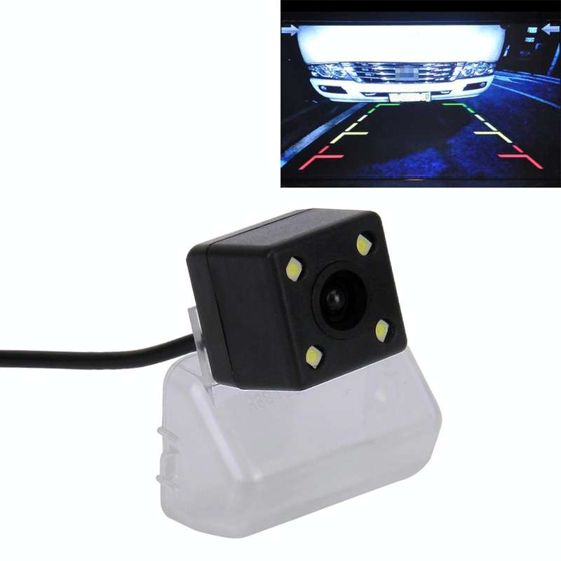 656492 Effective Pixel HD Waterproof 4 LED Night Vision Wide Angle Car Rear View Backup Reverse C...