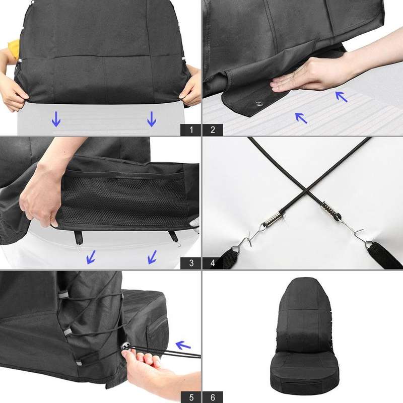 TIROL T24324 General Car Waterproof Seat Protective Cover