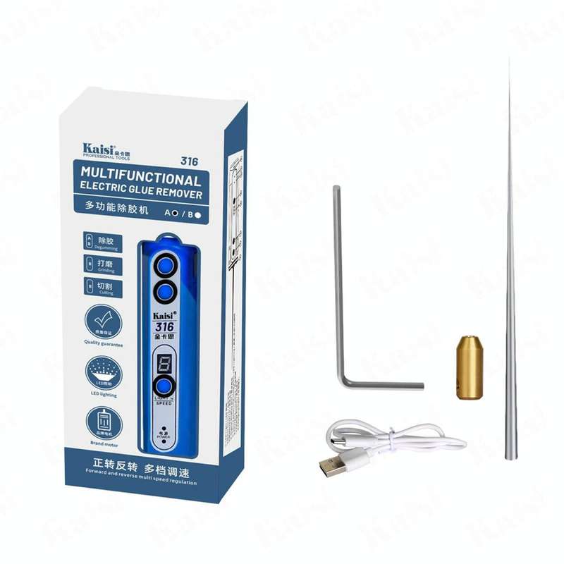 Kaisi 316-A Integrated Adjustment Electric Glue Remover with LED Light