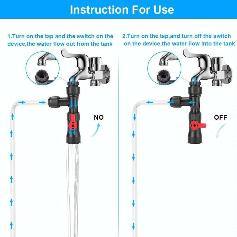 GYHS-03 Fish Tank Water Replacement Water Pumping Machine Faucet Type Water Changer