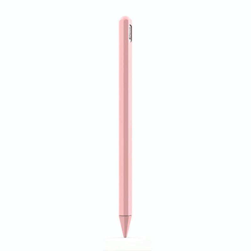 Stylus Pen Silica Gel Protective Case for Apple Pencil 2 (Pink)