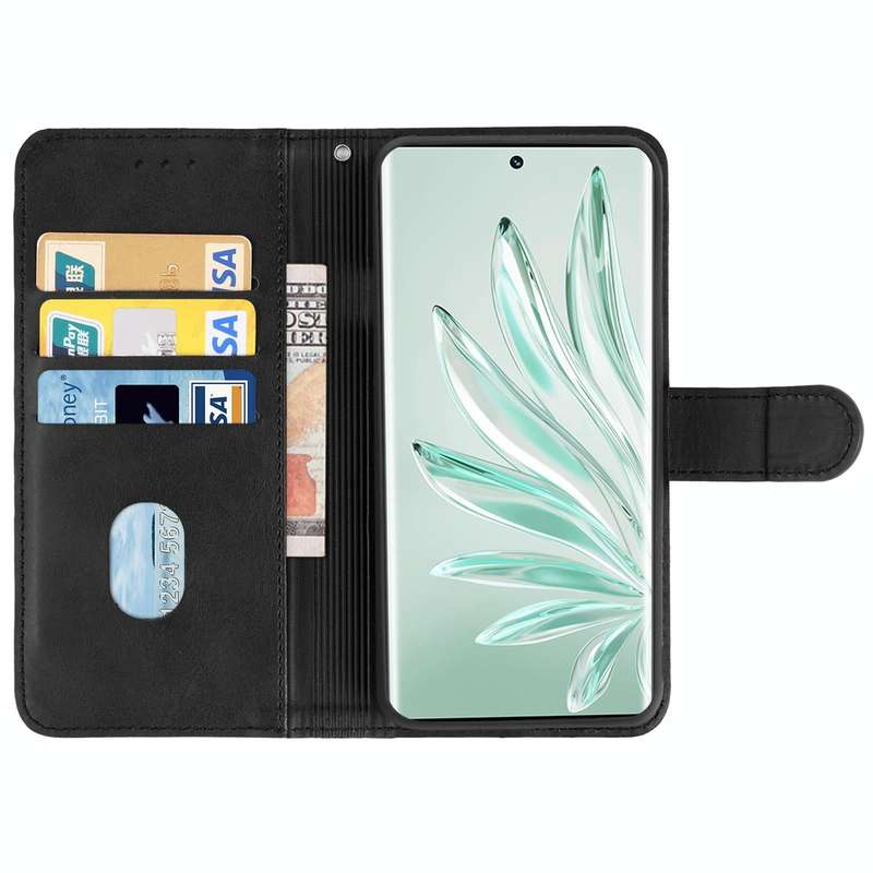 For Honor 70 Leather Phone Case(Black)