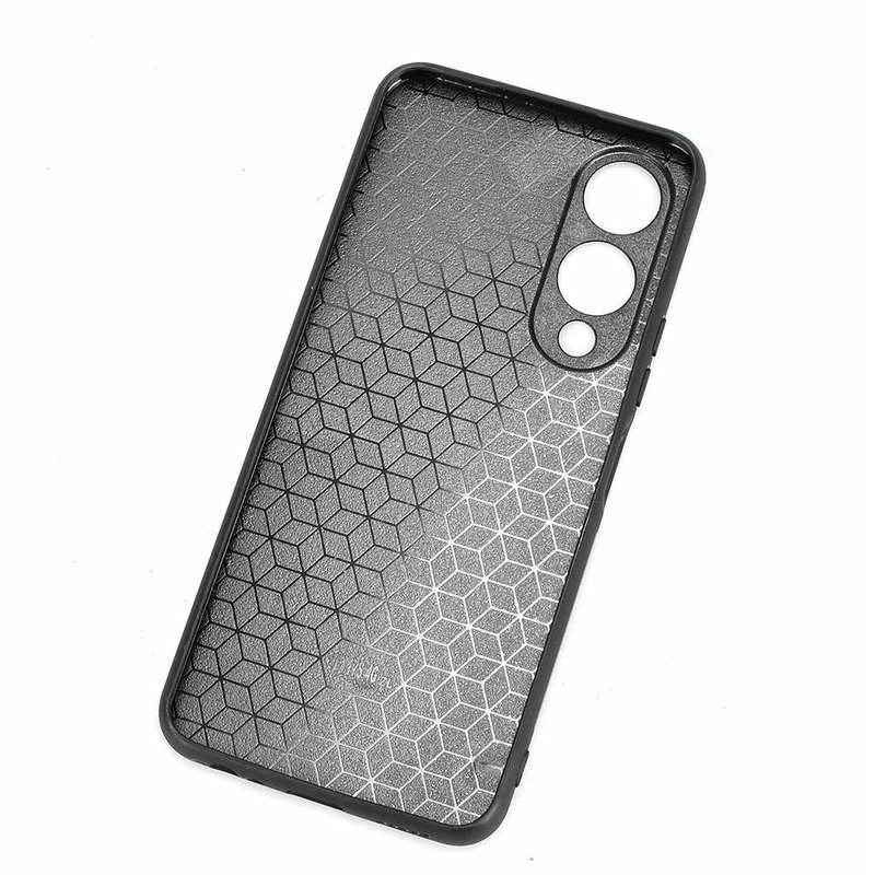 For vivo Y17s 4G Global Cow Pattern Sewing Back Cover Phone Case(Blue)