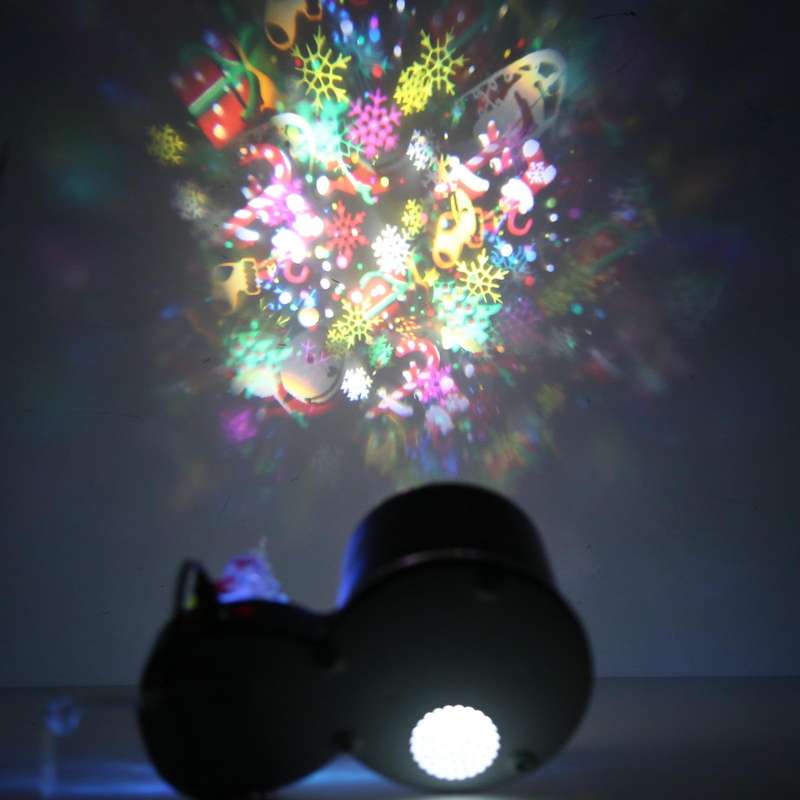 LED Christmas Projector Decoration Light (White)
