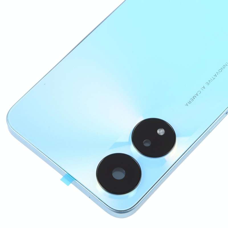 For OPPO A58 5G Original Battery Back Cover with Middle Frame(Blue)