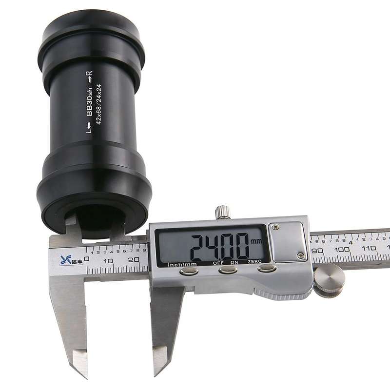 BB30 Press Fit Style Bottom Bracket Fits 68-73mm for SHIMANO, Prowheel, SRAM GXP Mountain Bike(Bl...