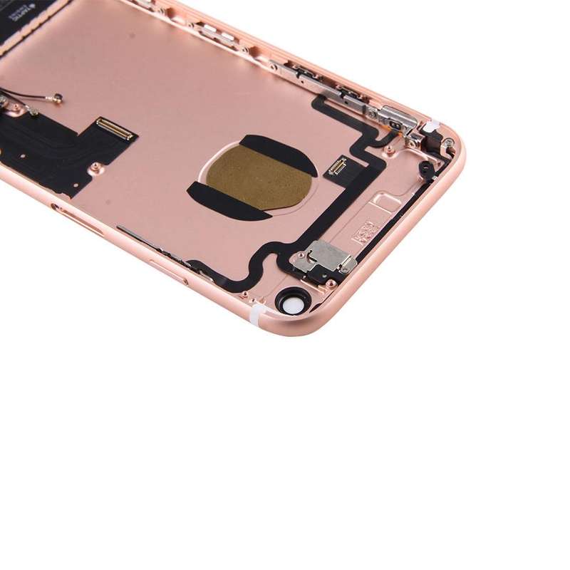 Battery Back Cover Assembly with Card Tray for iPhone 7(Rose Gold)