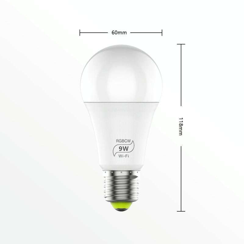9W 110V E27 RGBCW WIFI LED Smart Bulb Wireless Smart Home Automation Light
