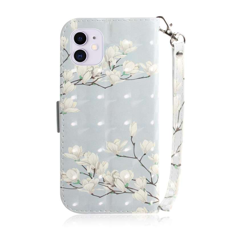 For iPhone 12 / 12 Pro 3D Colored Drawing Horizontal Flip Leather Case with Holder & Card Slots &...