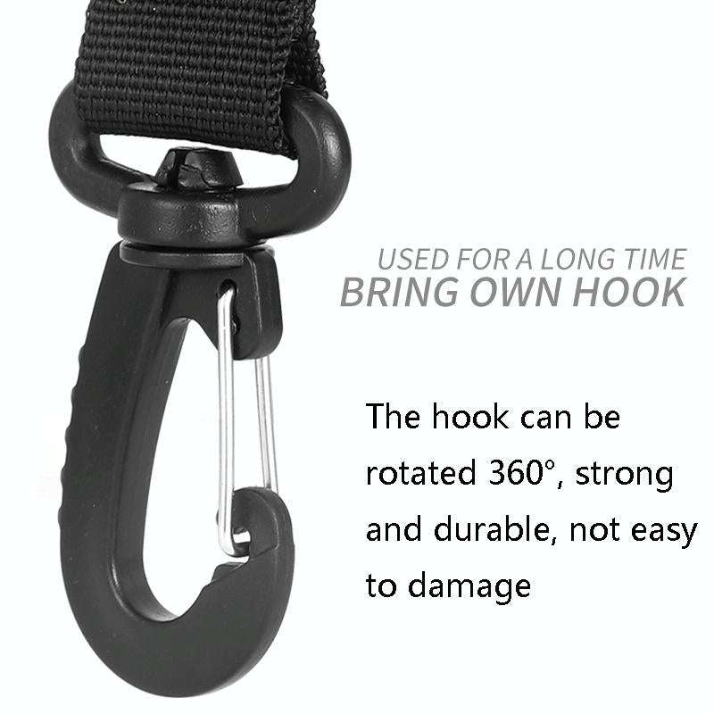 3 PCS Car Tent Suction Cup Home Users Outside Travel Portable Suction Cup Hook Round Carabiner(Red)