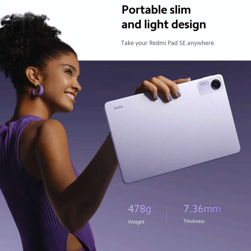 Xiaomi Redmi Pad SE 11 inch, 8GB+128GB, MIUI Pad 14 OS Qualcomm Snapdragon 680 Octa Core, Not Sup...