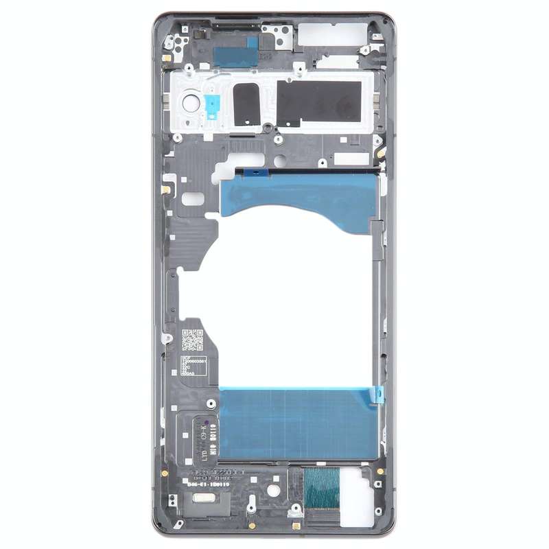 For Google Pixel 7 Pro Front Housing LCD Frame Bezel Plate(Black)