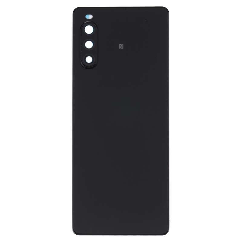 Original Battery Back Cover with Fingerprint for Sony Xperia 10 II(Black)