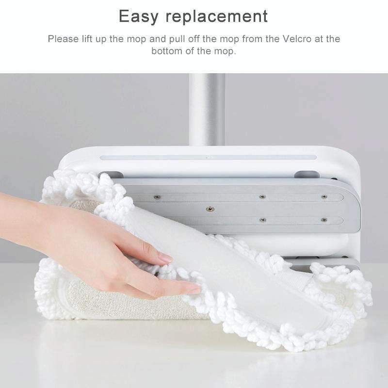 Original Xiaomi Mijia Portable Handheld Wireless Mopping Machine Wet Mop Broom Cleaning Cloths Ac...