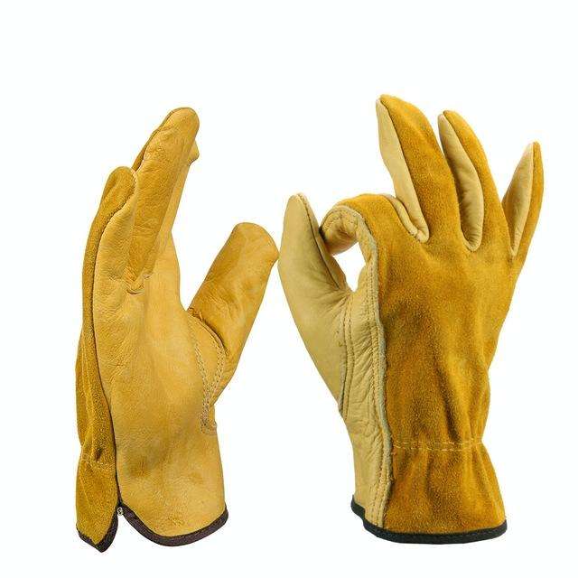 2 Pairs Motorcycle Gloves Riding Gloves Garden Labor Protection Safety Gloves, SIZE:L