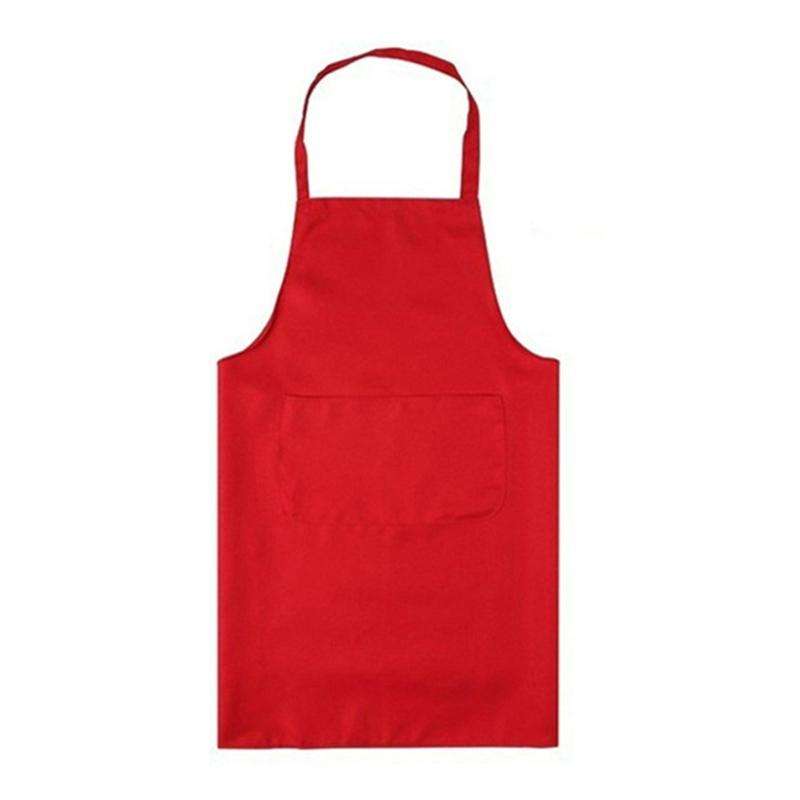 2PCS Kitchen Chef Aprons Cooking Baking Apron With Pockets(Yellow)