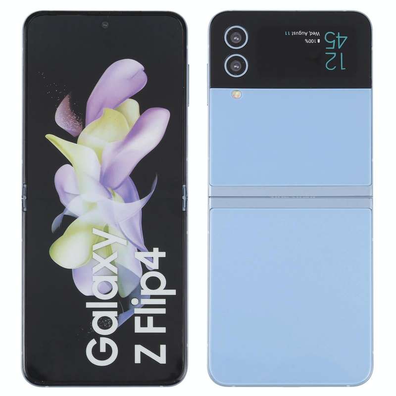 For Samsung Galaxy Z Flip4 Color Screen Non-Working Fake Dummy Display Model (Blue)