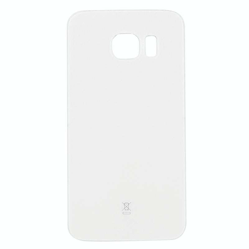 For Galaxy S6 Edge / G925 Original Battery Back Cover (White)