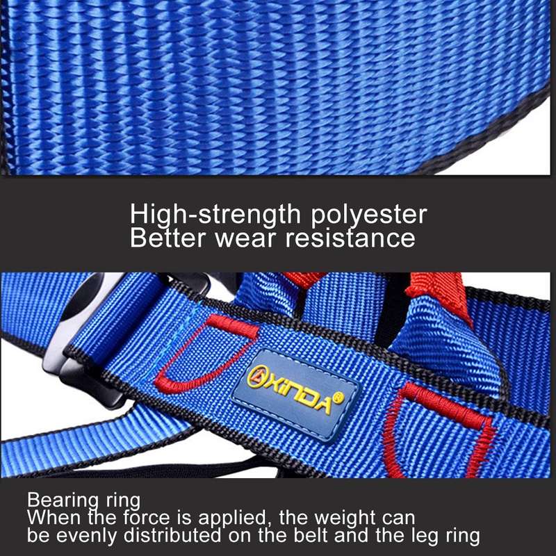 Climbing Harness Safe Seat Belt for Rock High Level Caving Climbing Adjustable Rappelling Equipme...