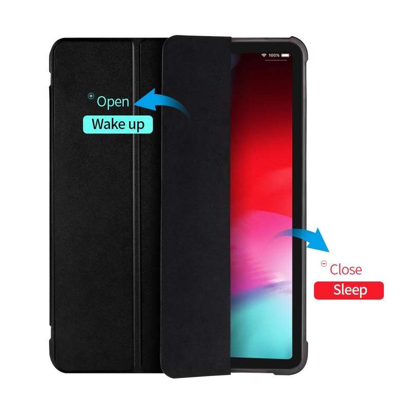 Three-folding Shockproof TPU Protective Case for iPad Pro 11 inch (2018) / (2020), with Holder & ...