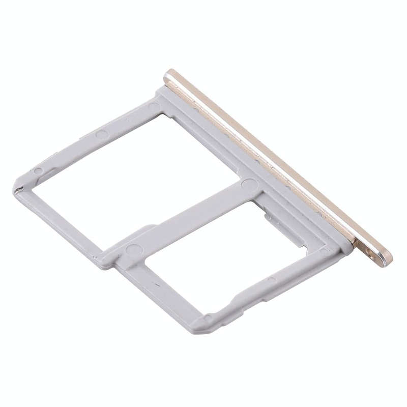 SIM Card Tray + Micro SD Card Tray for LG Q6 / M700 / M700N / G6 Mini(Gold)