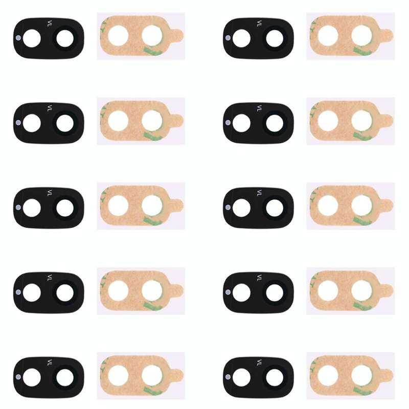 For Galaxy J7 Pro 10pcs Back Camera Lens Cover with Sticker