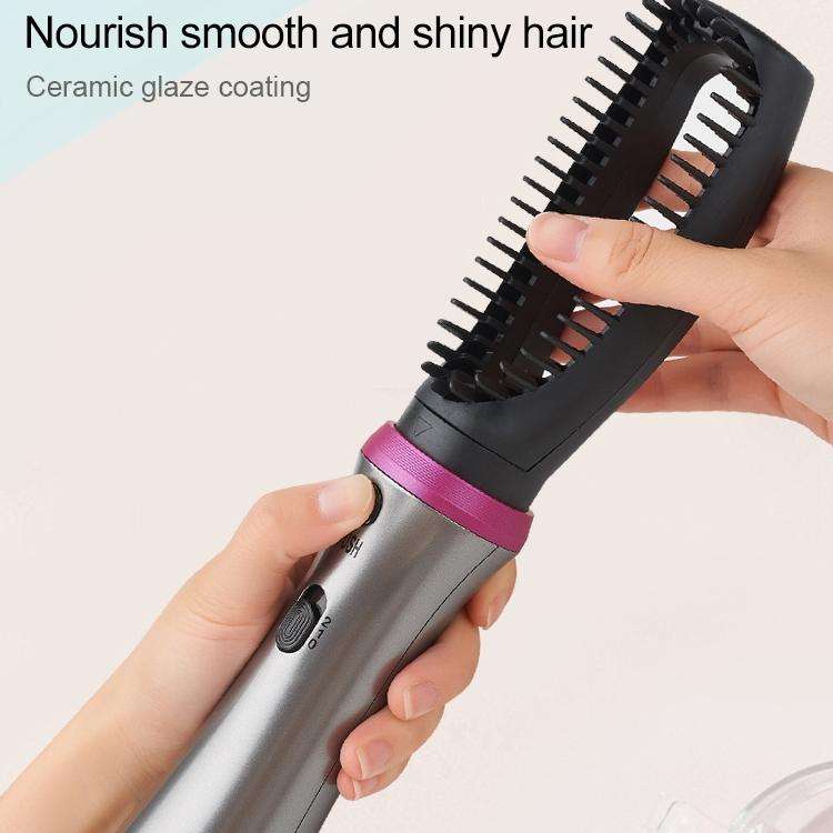 Five-in-one Multifunctional Head-changing Hairbrush Comb Straight Dual-purpose Electric Straight ...