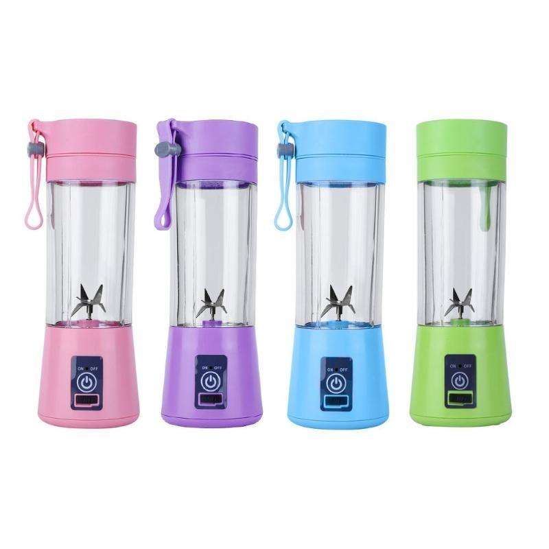USB Rechargeable Electric Automatic Vegetable Fruit Citrus Orange Juice Maker Cup Mixer Bottle (3...